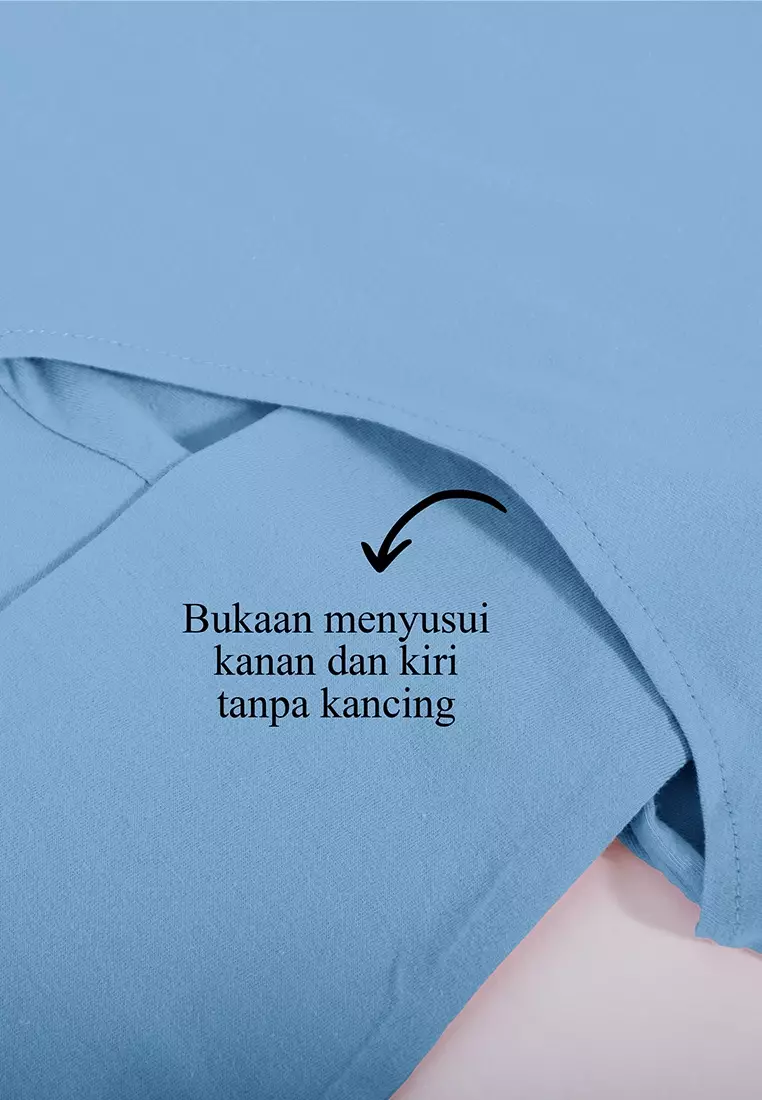 Momira Nursing Long Sleeve T-Shirt | Atasan Basic Lengan Panjang | Kaos Ibu Menyusui - M
