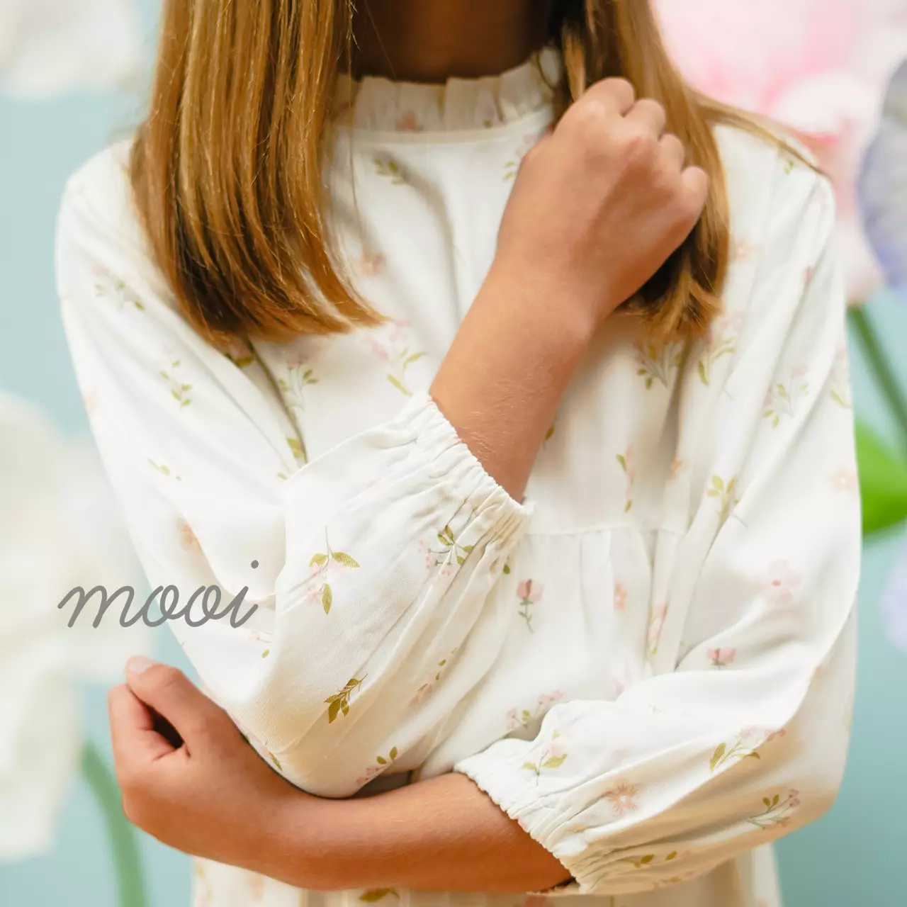 Mooi Dress Anak Perempuan Kyna Dress - Baby Blue