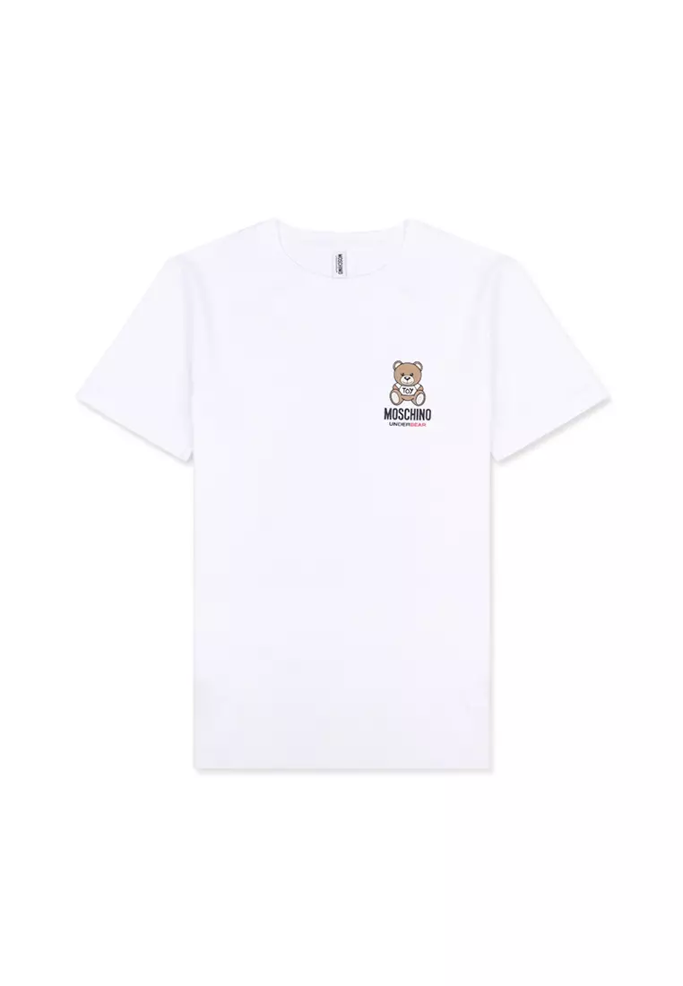 Buy MOSCHINO MOSCHINO women s left chest bear T shirt 2024 Online