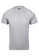 Duraking grey Duraking Kaos 100% Cotton SUPIMA Daily Wear V Neck - Grey 9CD58AA62706A3GS_1