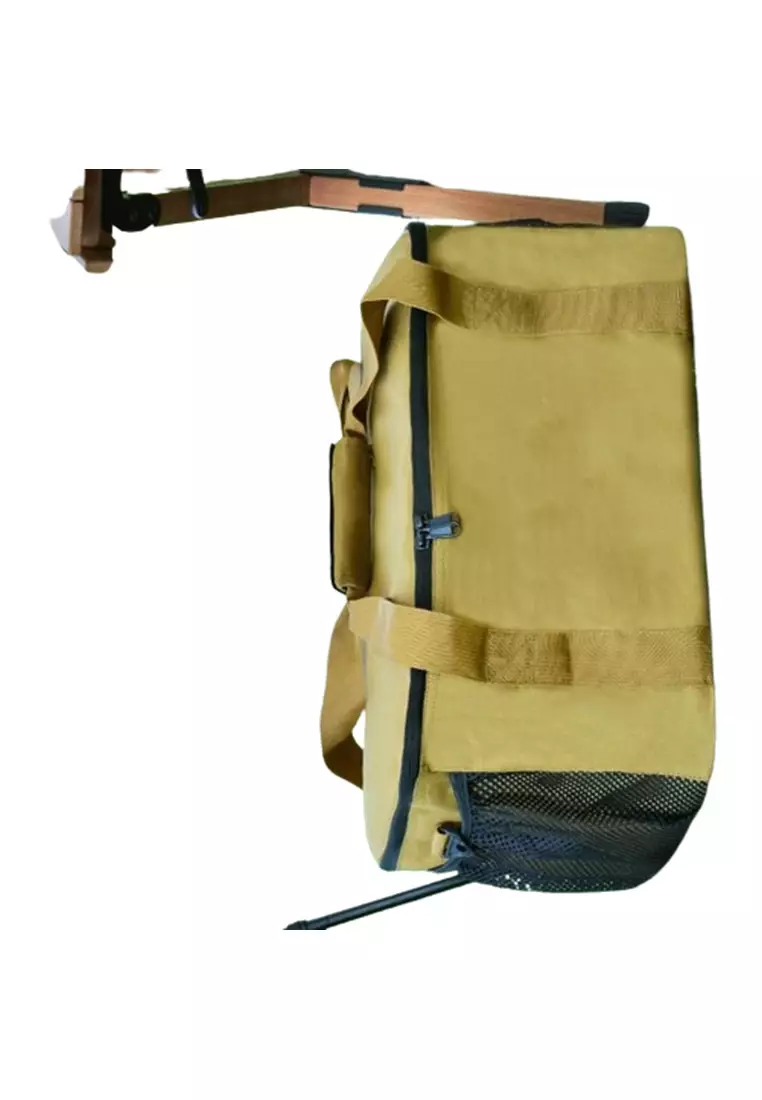Tas Jinjing Waterproof Camping Picnic Duffel Bag 3 Slots ORIGINAL  - Brown