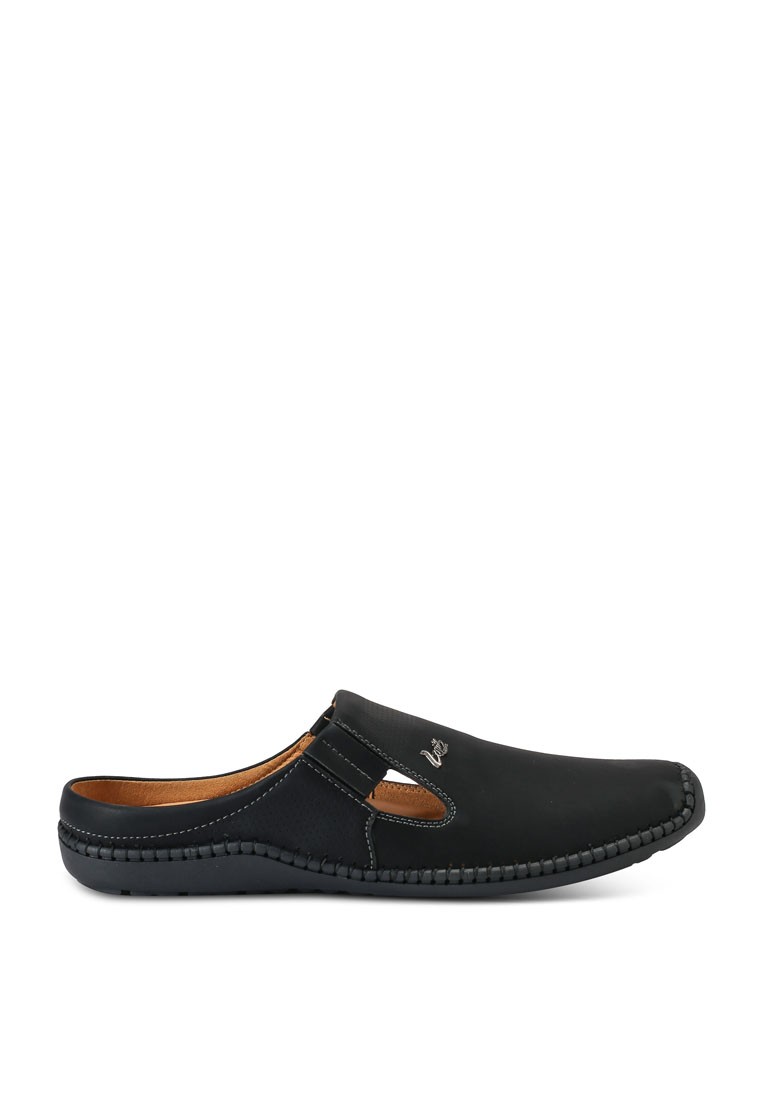 Cutout Backless Loafers