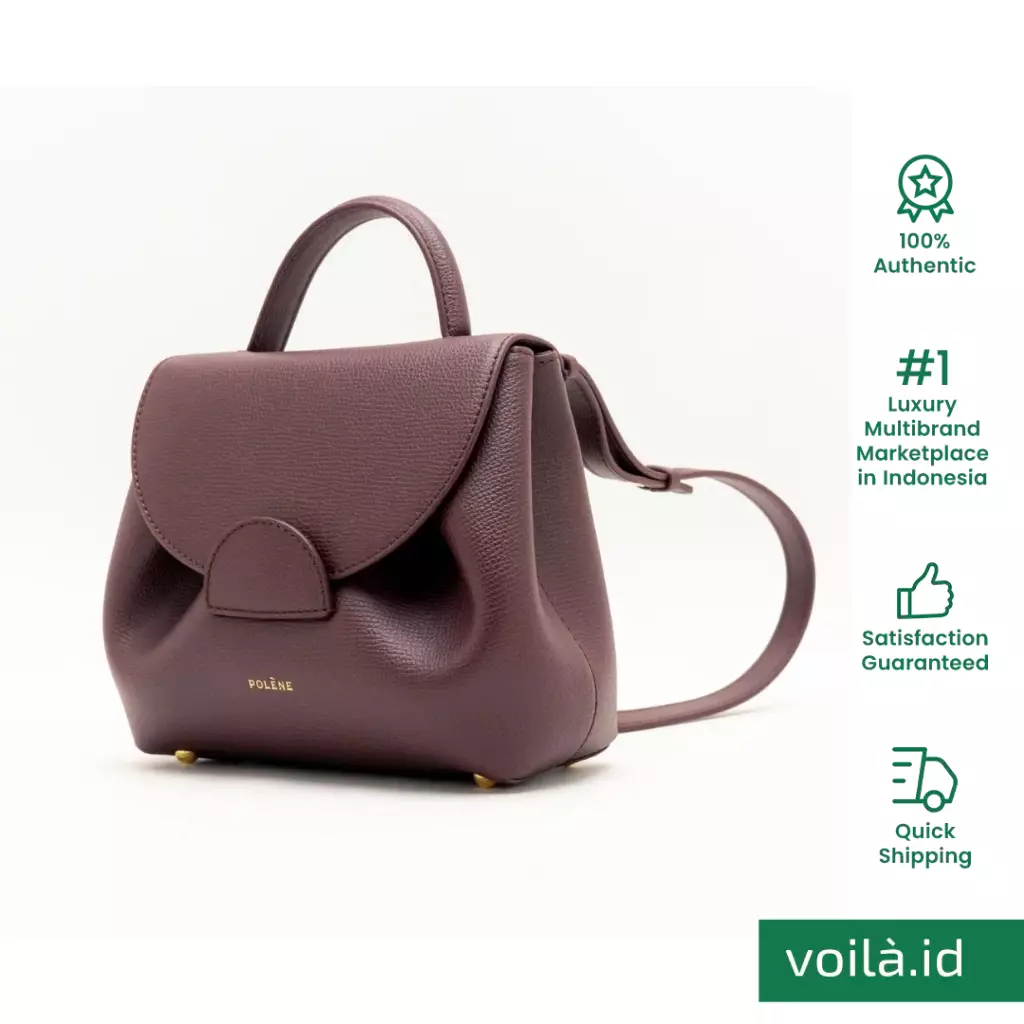 Jual Polene Polene Numero Uno Nano Crossbody Bag Grained Leather