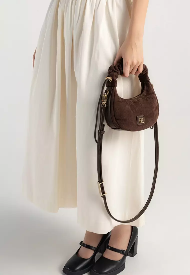 Fuffa Micro 2.0 Bag Suede - Dark Oak