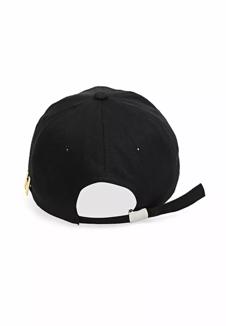 Syden Topi Baseball Snapback Wanita Maria Letters Emboss Adjustable Strap Material Cotton ORIGINAL - Black