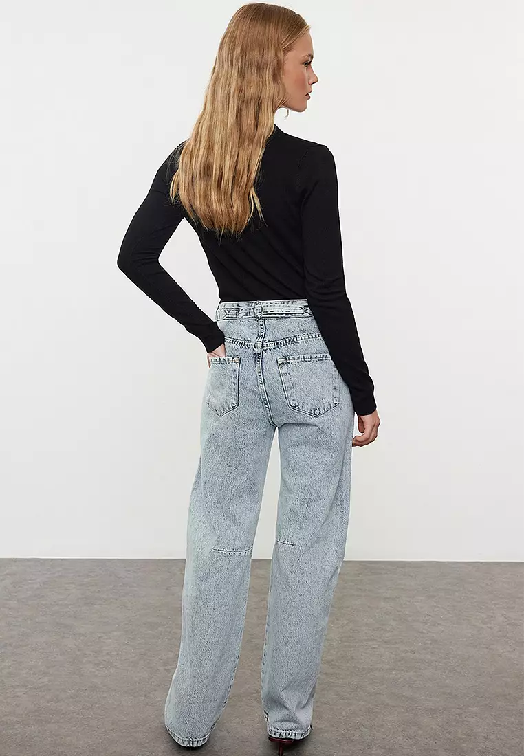 High Waist Baggy Jeans