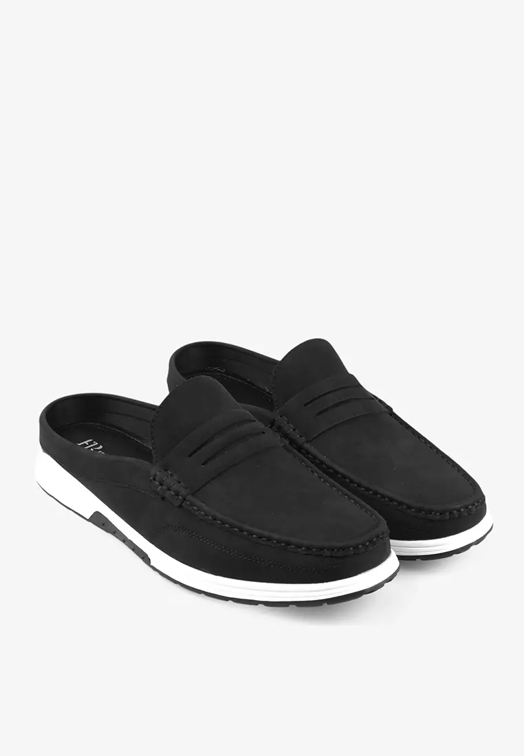 Sepatu Bustong Mules Pria Anti Slip M.Onyx 02 Black