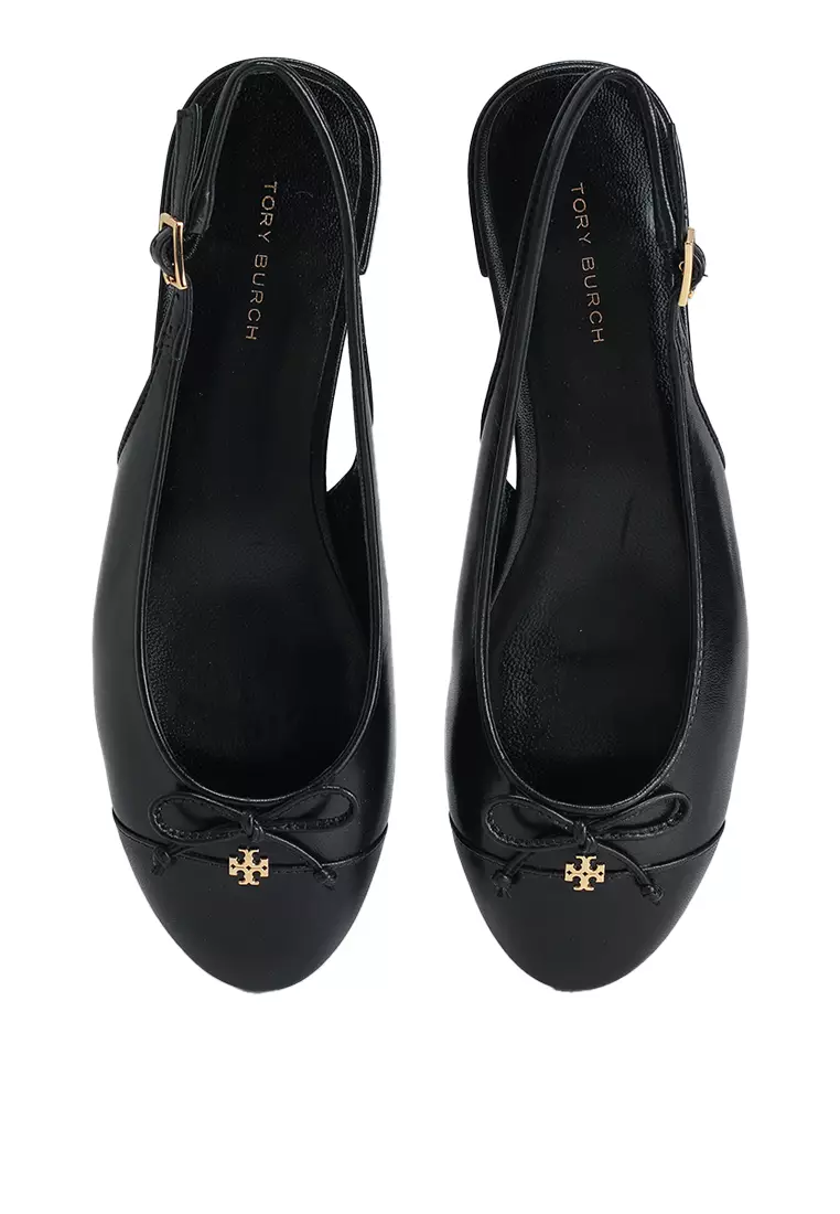 Cap-Toe Slingback Ballet Flats (nt)
