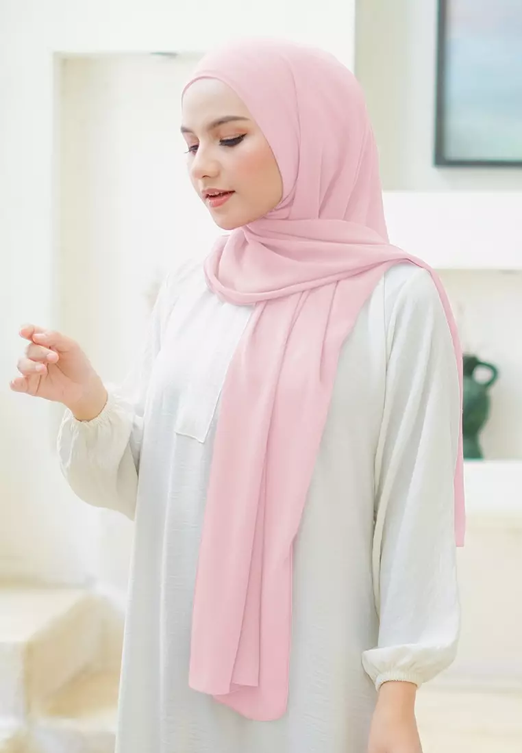 HIJAB INSTAN LATIFA - BABY PINK