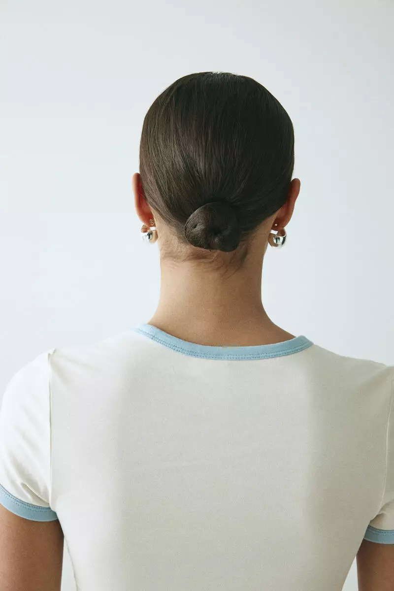 Fitted cotton T-shirt