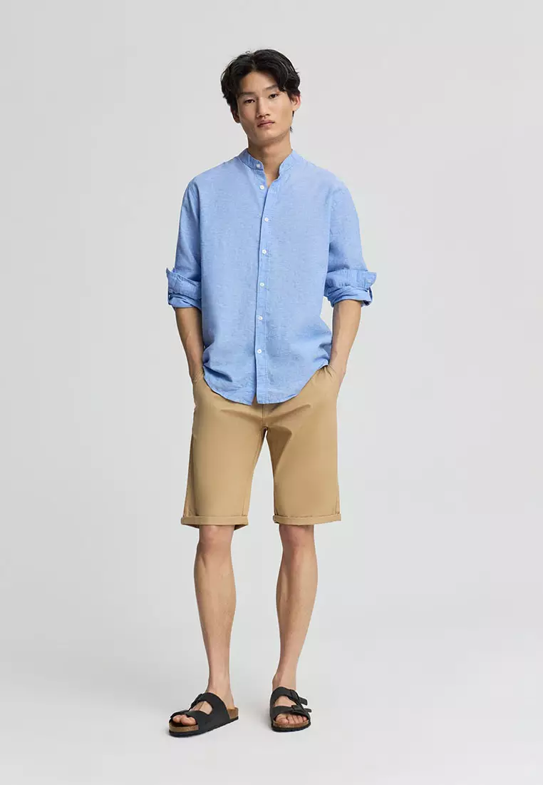 Men's Chino Shorts With Cuffs