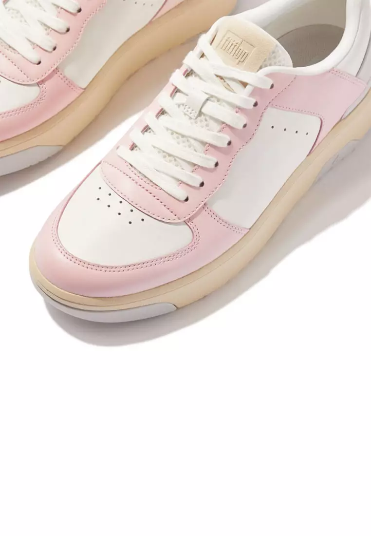 Buy FitFlop RALLY EVO Women's Leather Sneakers Clay Pink Mix