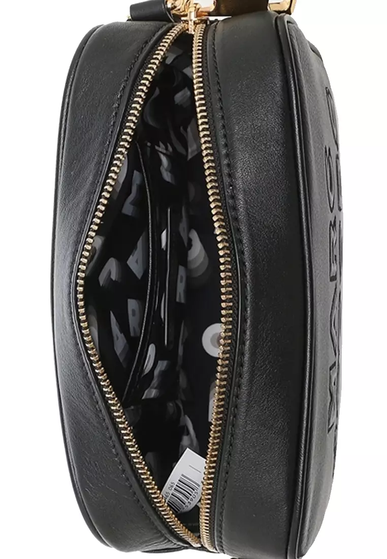 Flash Leather Crossbody Bag in Black M0014465