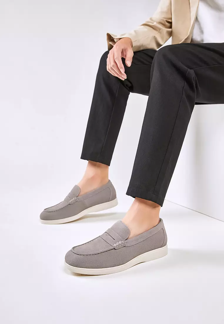 Cow Suede Penny Loafers KB8848-2