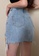 Sunnydaysweety blue Retro Irregular Tassel High Waist Denim Skirt A21031911 F2F75AA204D687GS_7