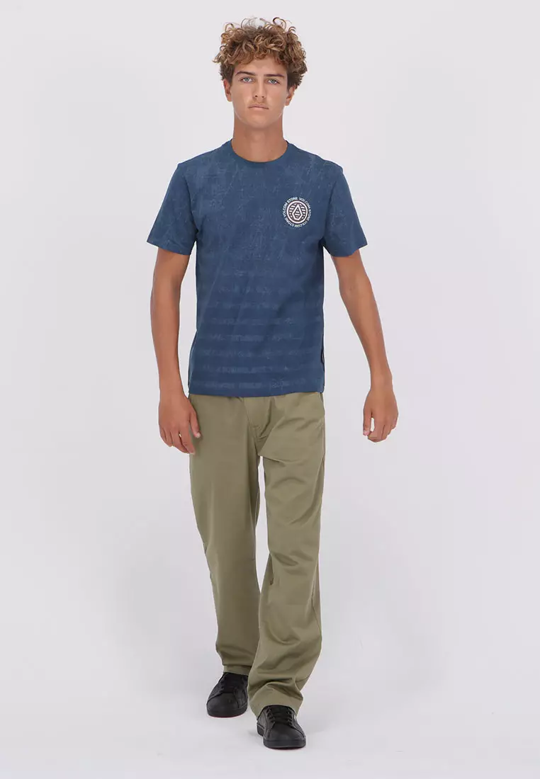 MCT FADE TO VAST SHORT SLEEVE TEE DEEP BLUE