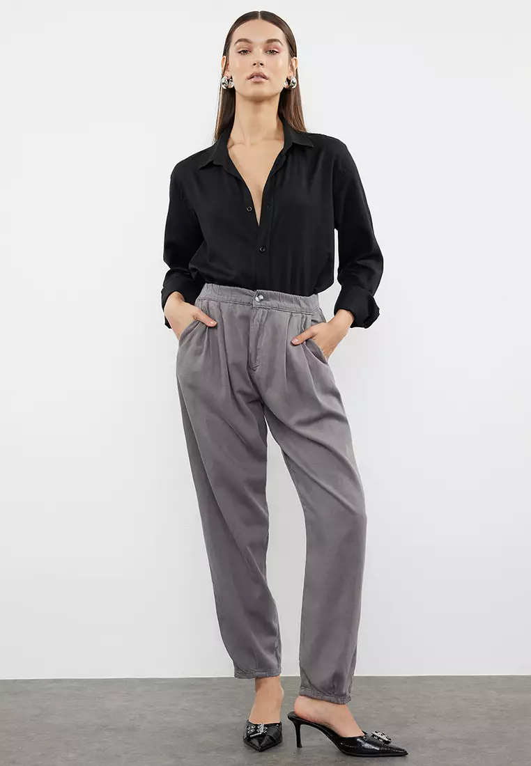 High Waist Balloon Trousers