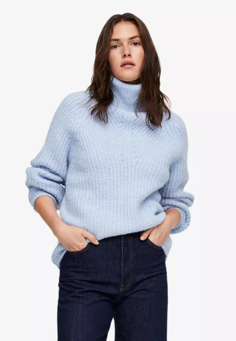 Knit turtle hot sale neck sweater