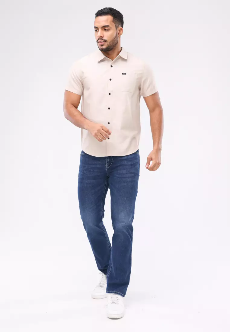 Woven Oxford Polo Short Sleeves