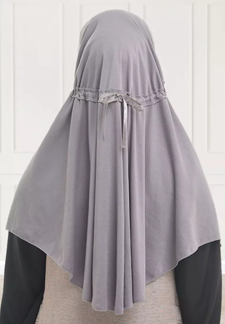 Kerudung Sekolah Instan Innova Lx XS - Grey