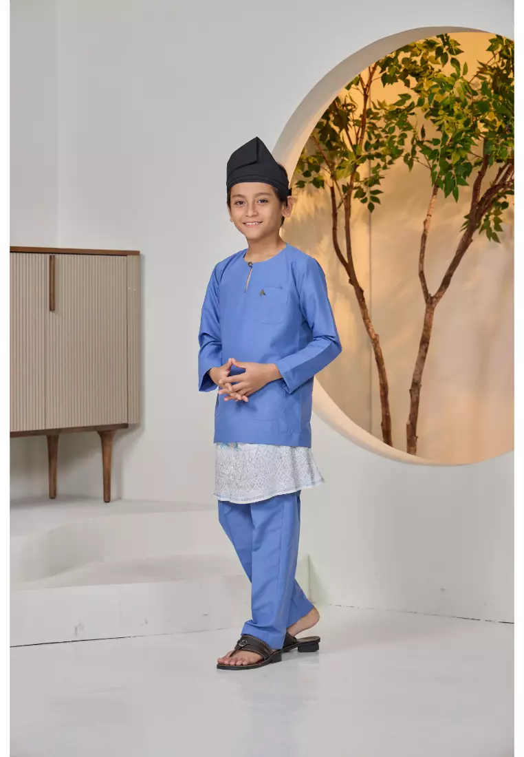 Baju Melayu Moden Teluk Belanga For Kids