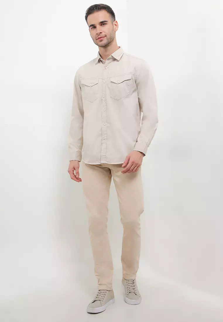 Cotton Twill Shirt Kll497