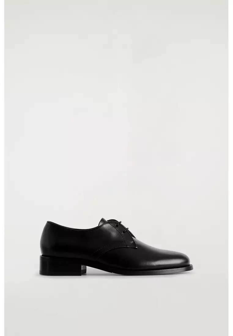 LEATHER DERBY SHOES