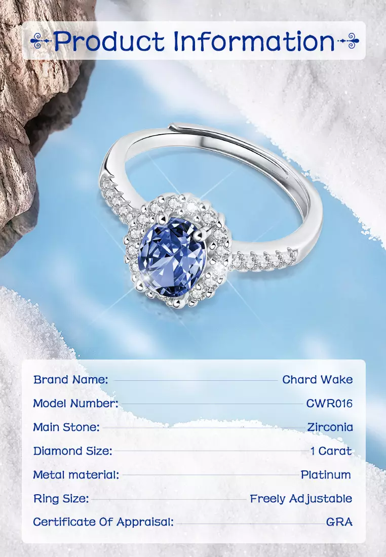 Cincin Wantia Berlian Tunangan Perhiasan Original Platinum Coated Cincin Cewek