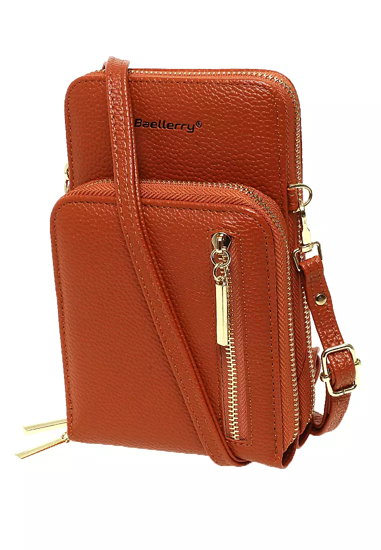 Sling Bag Tas Selempang Wanita Dompet HP Multifungsi Many Slot Material PU Leather ORIGINAL