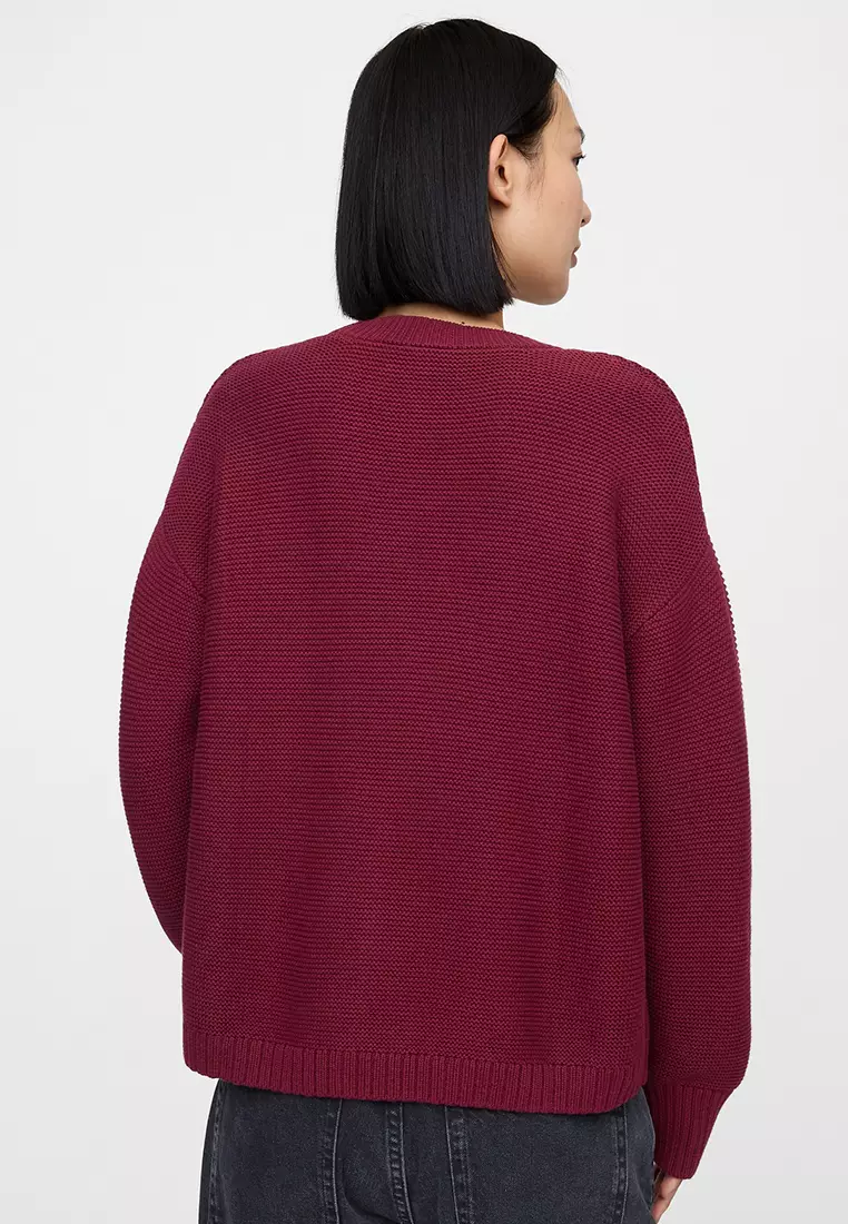 Gap burgundy sweater hotsell