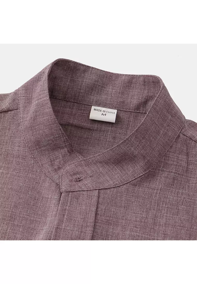 Cotton Linen Solid Color Shirt YL-C85