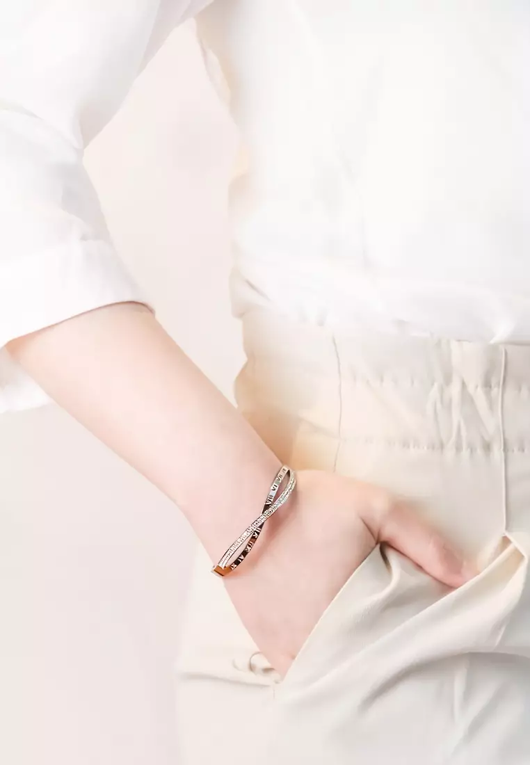 Claudette 手鐲＋Vera 手鐲 套組（銀色）