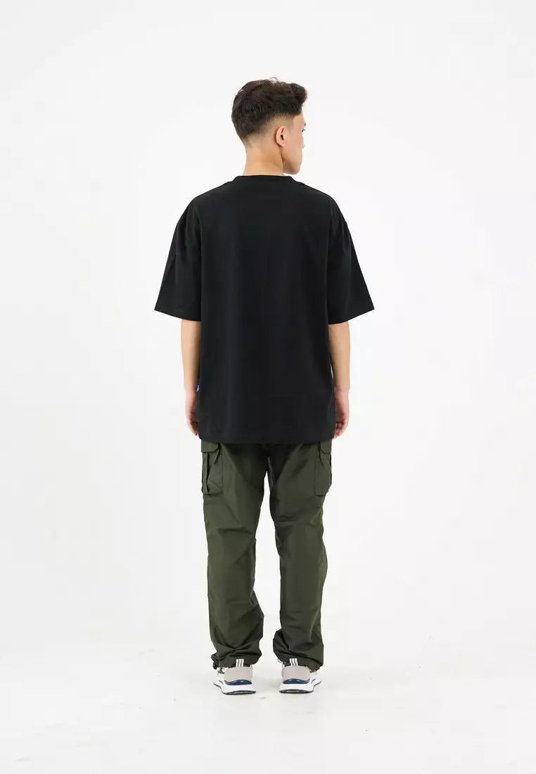 Moutley Men's T-Shirt Short Sleeve Oversized Fit Cotton No Mood 021224