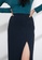 Origin by Zalora navy Soft Rib Maxi Skirt made from Tencel 00C23AAB935011GS_3