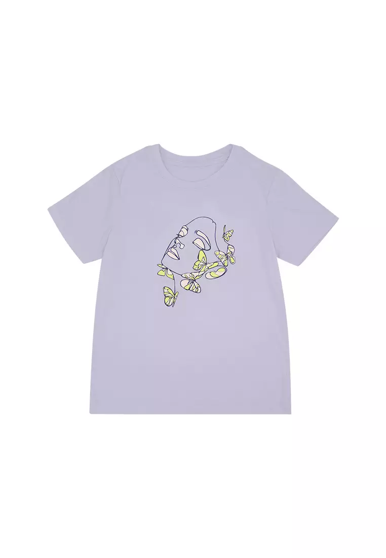 Ladie's Graphic T-shirt "Butterfly Woman"
