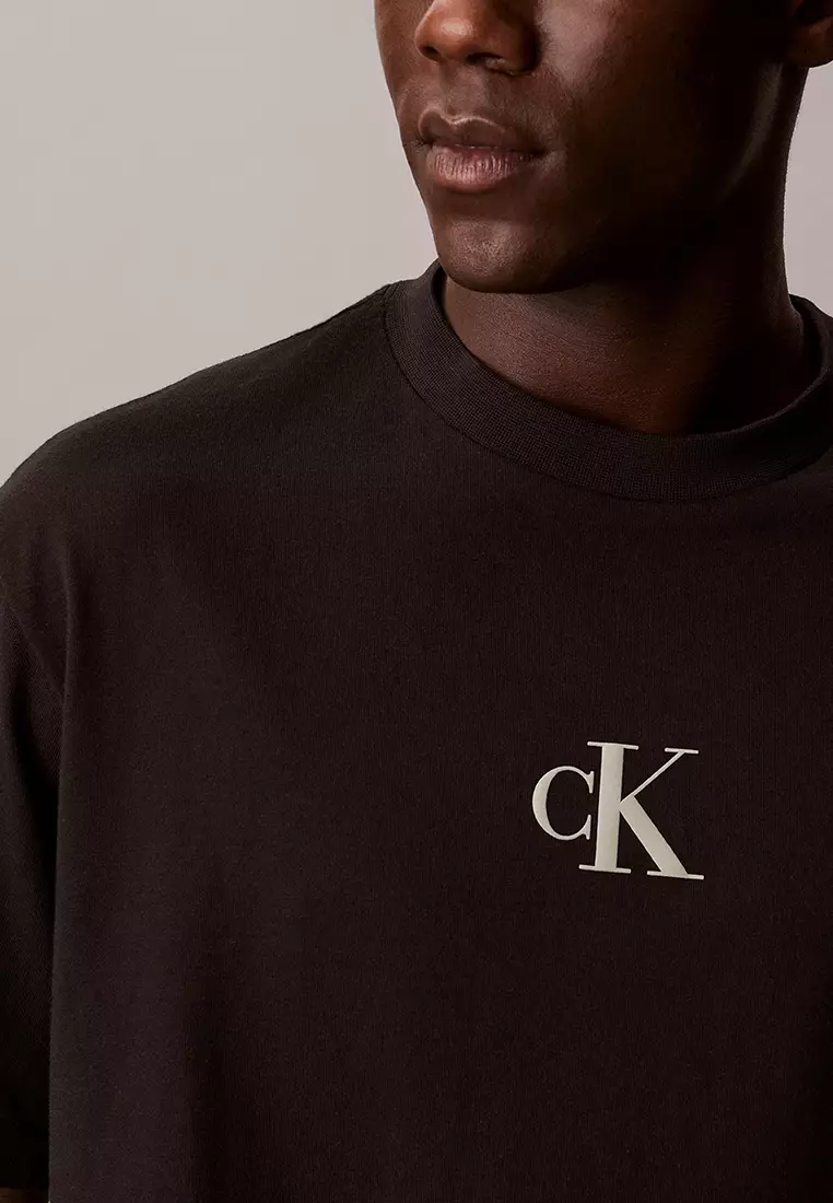 Overlay Logo Graphic Relaxed Tee - Calvin Klein Jeans