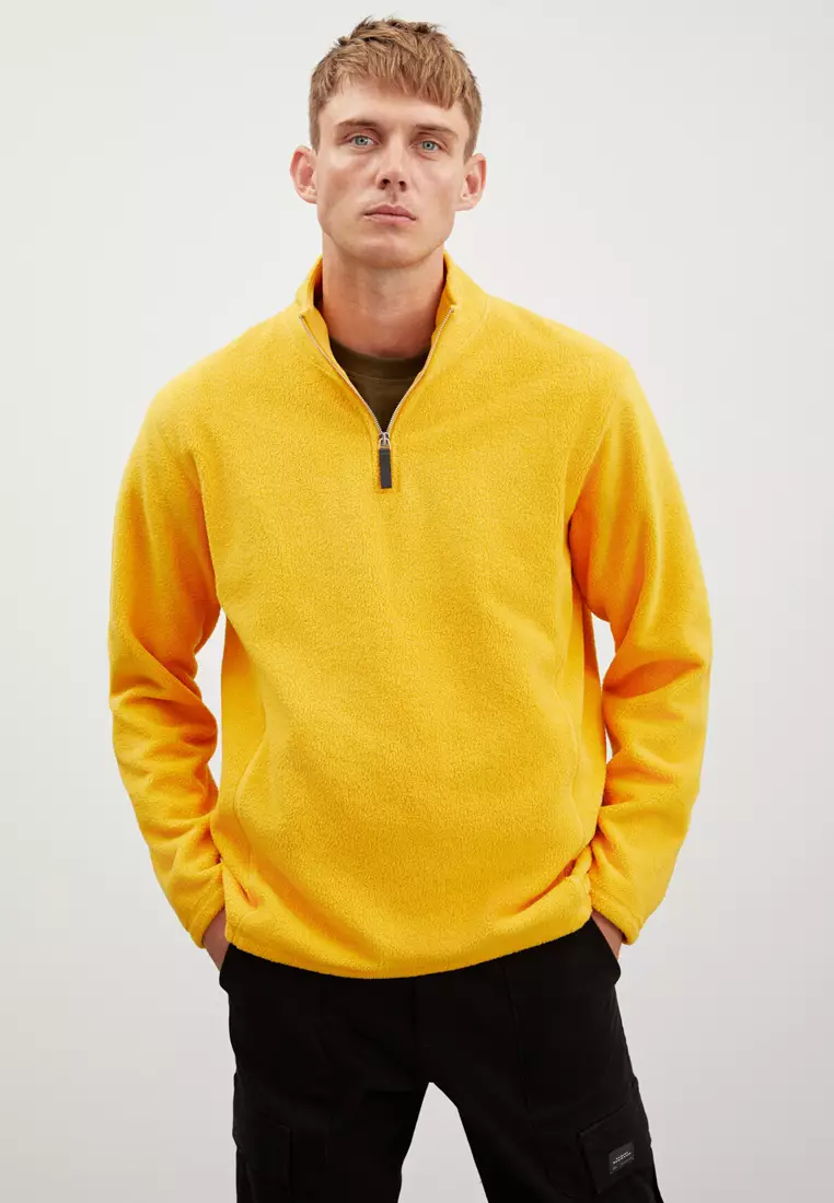 Half Zipper Fleece Sweatshirt