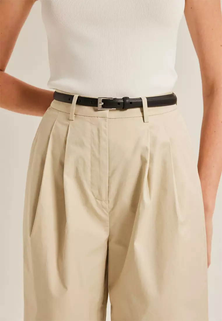 Slim Leather Belt