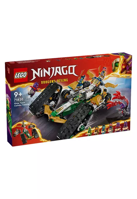 Ninjago 71820 Ninja Team Combo Vehicle, Age 9+, Building Blocks, 2024 (576pcs)