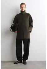【todayful】wool short coat Buy Cos FUNNEL-NECK DOUBLE-FACED WOOL SHORT COAT 2026 Online | ZALORA