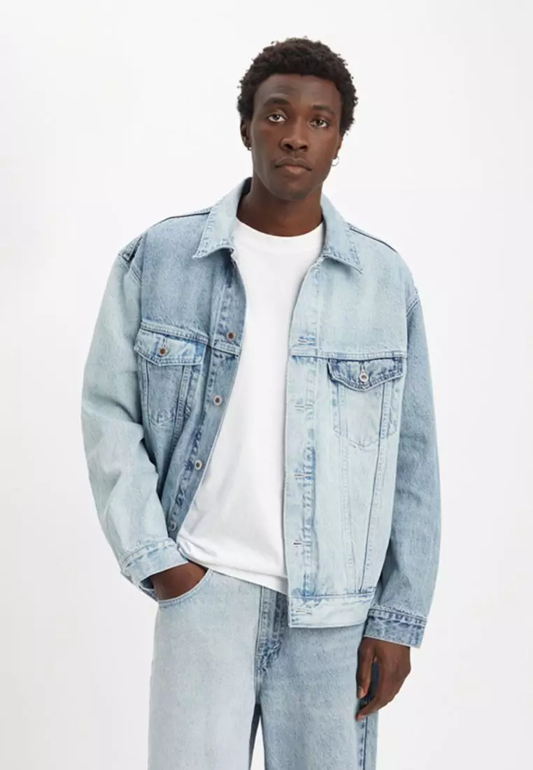 Levi denim deals jacket oversized