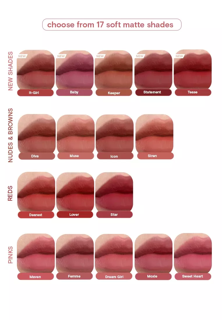 daydream airy matte tint - statement