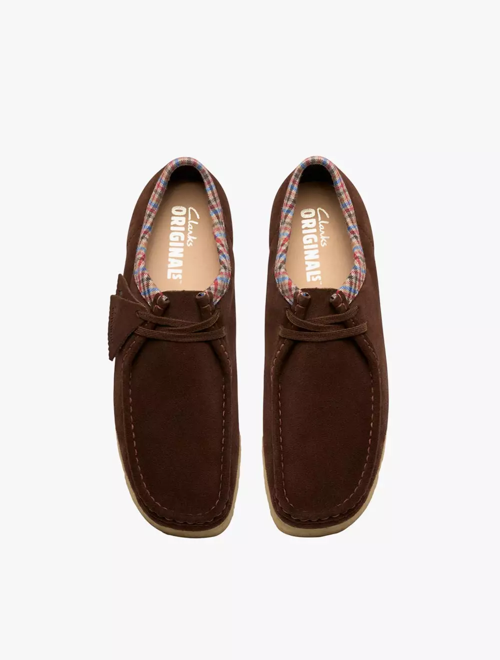 Clarks Wallabee Chocolate Combi