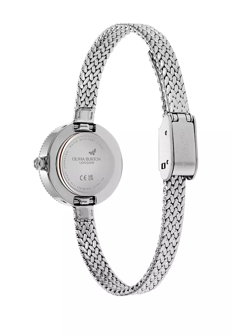 Olivia Burton Finery Silver Mesh 20mm - 24000278
