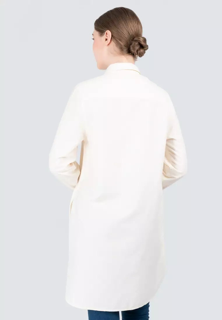 Polo Haus - Women’s Oxford Long Sleeve Shirt Dress WBSDE001