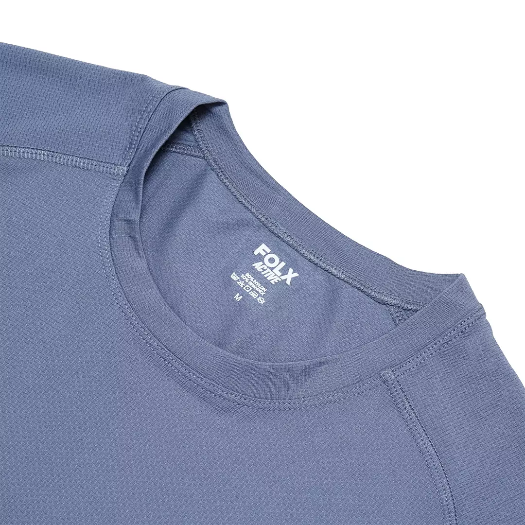 Active Metal Vent Tech T-Shirt Blue