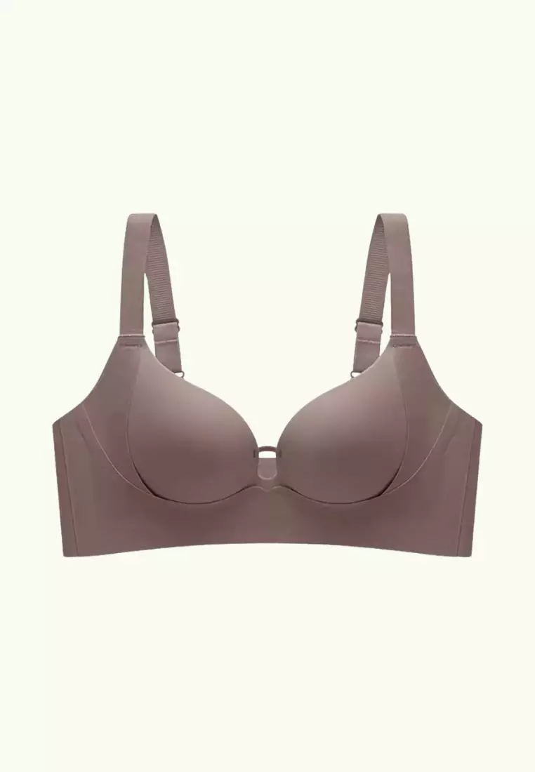 3 Pack Miller Wireless Bra Bundle - White, Brown, Black