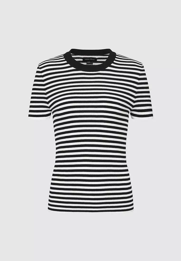 Striped Knitted T-Shirts