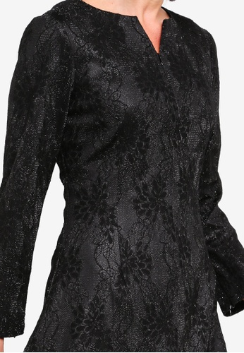 Buy Lace Fit And Flare Tunic Set from Zalia in Black only 265