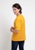 FOREST yellow Forest Premium Weight Cotton Linen Knitted Boxy Cut Crew Neck Tee T Shirt Men - 621217-64DkYellow A4AD8AA917515FGS_3